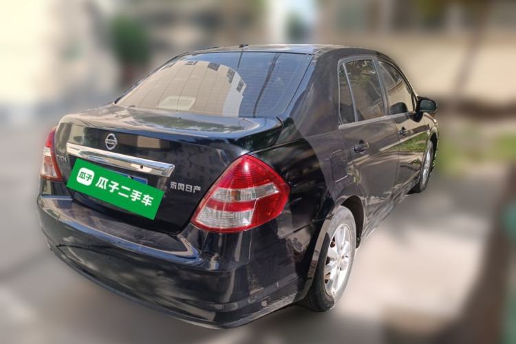 Used Nissan Tiida Sedan 2009 1.6L Automatic Tech Edition Rear Right 45 Deg