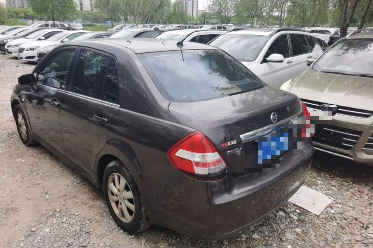Used Nissan Tiida Sedan 2009 1.6L Automatic Tech Edition Rear Left 45 Deg