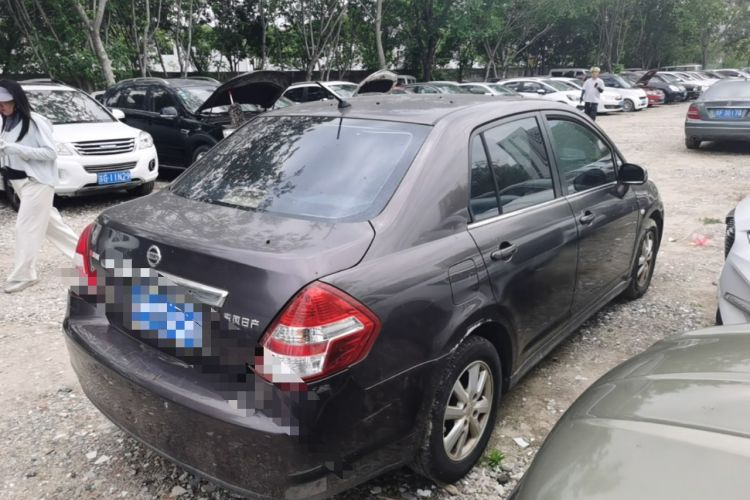 Used Nissan Tiida Sedan 2009 1.6L Automatic Tech Edition Rear Right 45 Deg