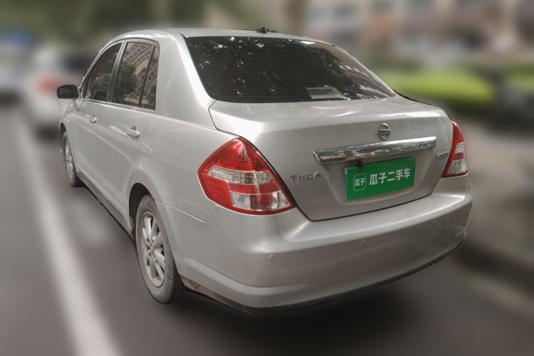 Used Nissan Tiida Sedan 2009 1.6L Automatic Tech Edition Rear Left 45 Deg