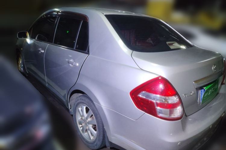 Used Nissan Tiida Sedan 2009 1.6L Automatic Tech Edition Rear Left 45 Deg
