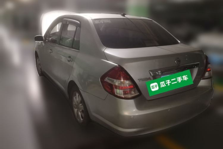 Used Nissan Tiida Sedan 2009 1.6L Automatic Tech Edition Rear Left 45 Deg