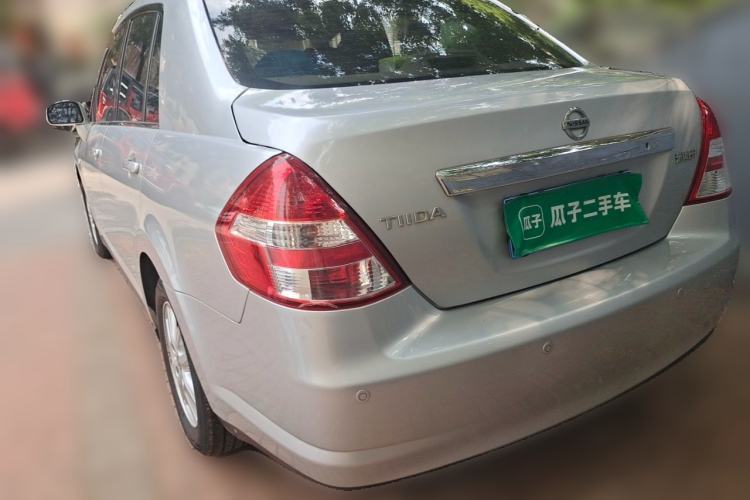 Used Nissan Tiida Sedan 2009 1.6L Automatic Tech Edition Rear Left 45 Deg
