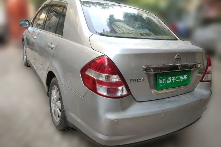 Used Nissan Tiida Sedan 2009 1.6L Automatic Tech Edition Rear Left 45 Deg