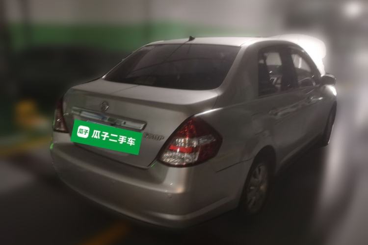 Used Nissan Tiida Sedan 2009 1.6L Automatic Tech Edition Rear Right 45 Deg