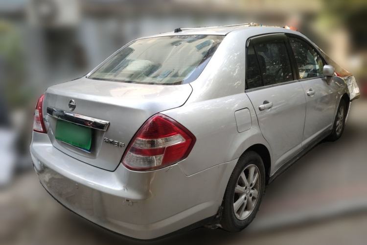 Used Nissan Tiida Sedan 2009 1.6L Automatic Tech Edition Rear Right 45 Deg