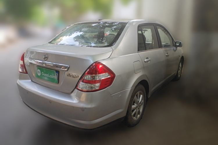 Used Nissan Tiida Sedan 2009 1.6L Automatic Tech Edition Rear Right 45 Deg