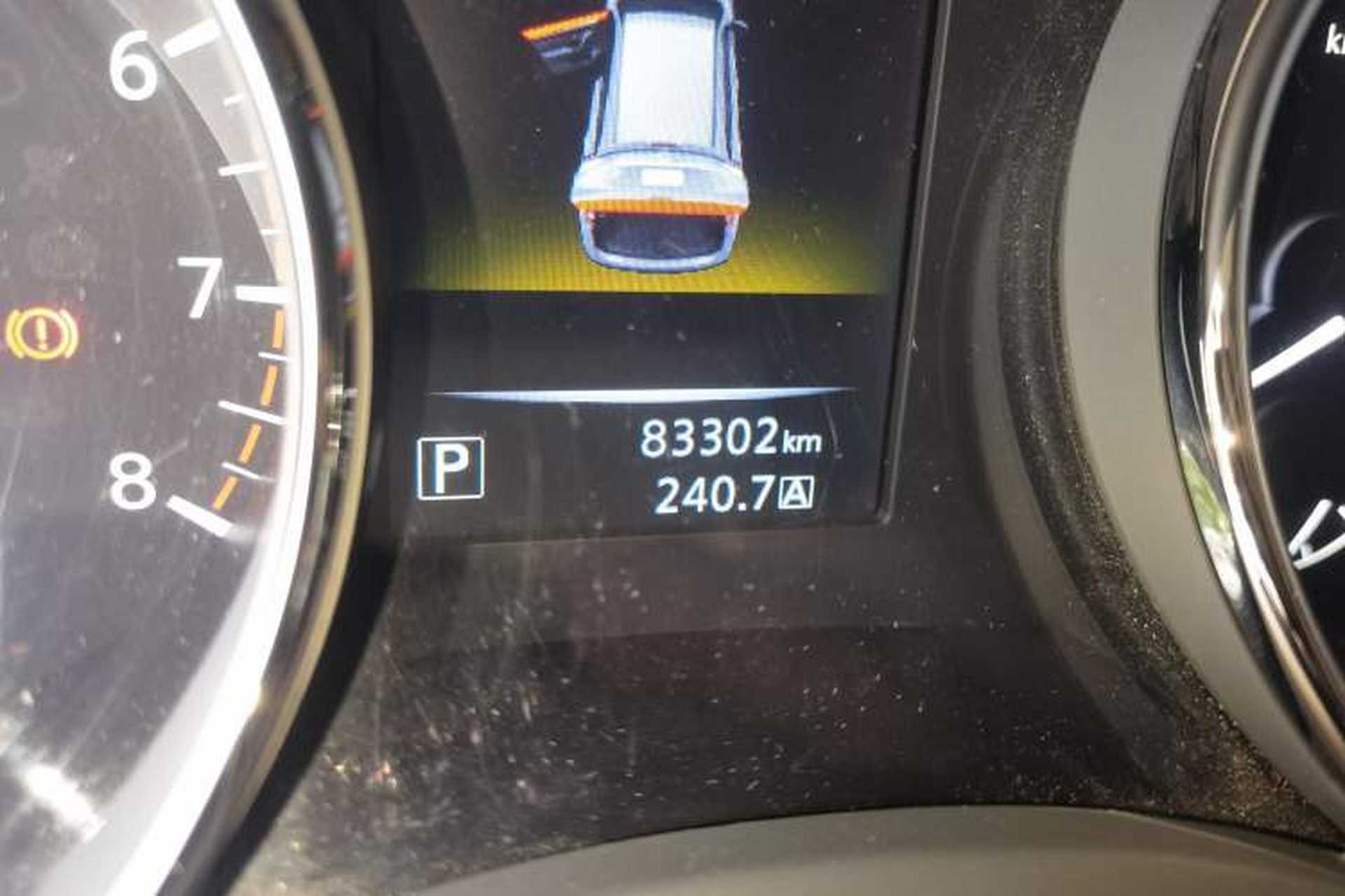 Used Nissan X-Trail 2014 2.0L CVT Smart Edition 2WD Odometer Close Up