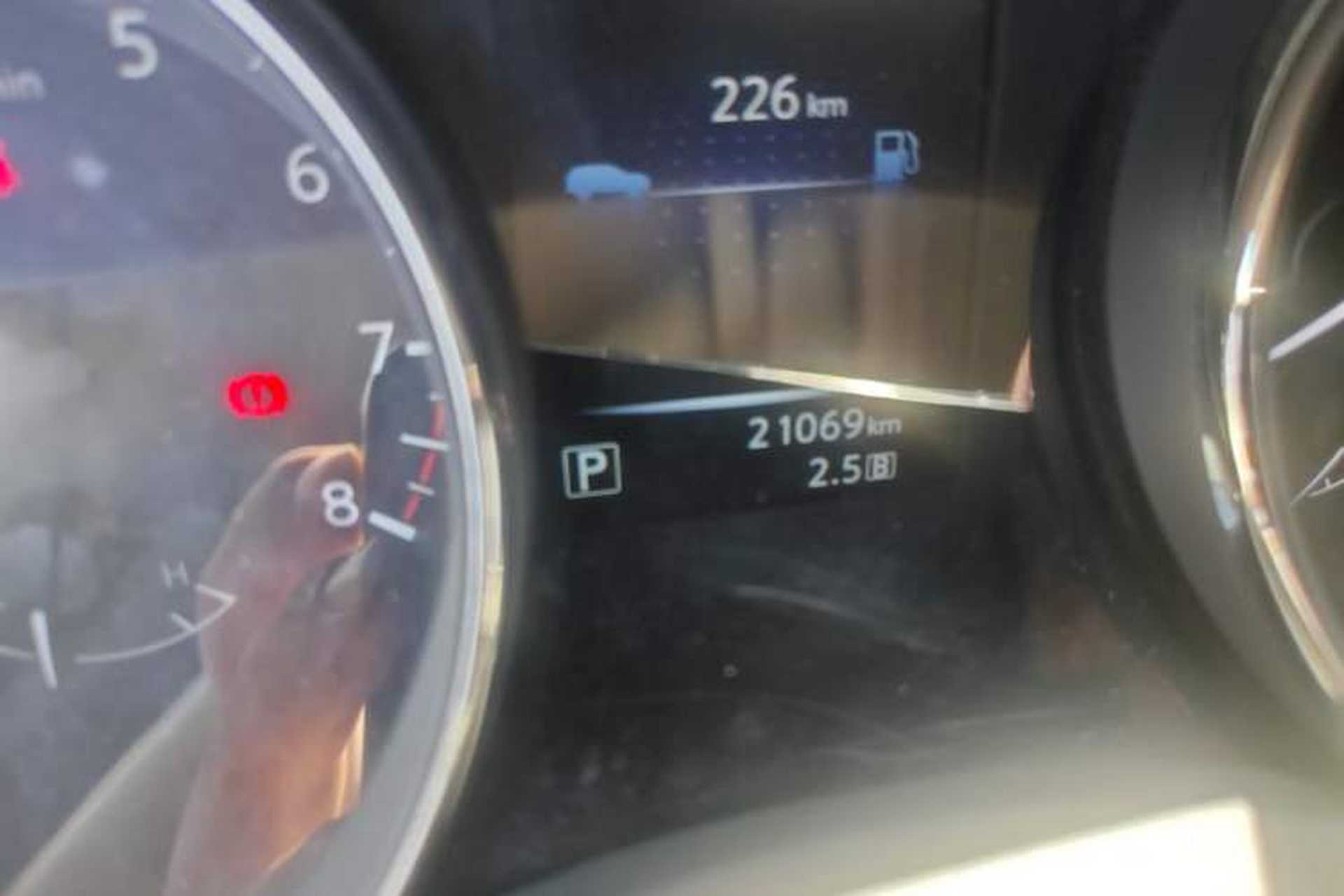 Used Nissan X-Trail 2014 2.0L CVT Comfort Edition 2WD Odometer Close Up