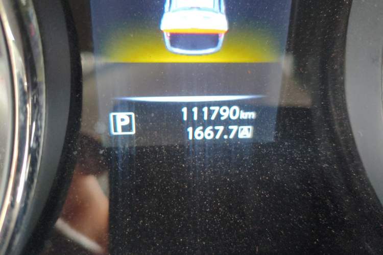 Used Nissan X-Trail 2014 2.0L CVT Comfort Edition 2WD Odometer Close Up