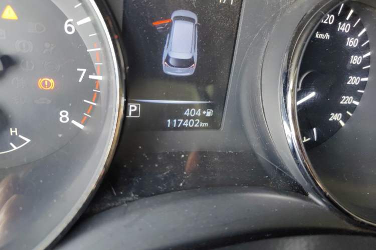 Used Nissan X-Trail 2017 2.0L CVT Comfort Edition 2WD Odometer Close Up