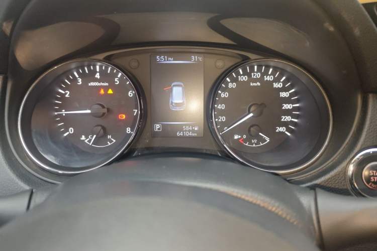 Used Nissan X-Trail 2017 2.0L CVT Comfort Edition 2WD Odometer Close Up