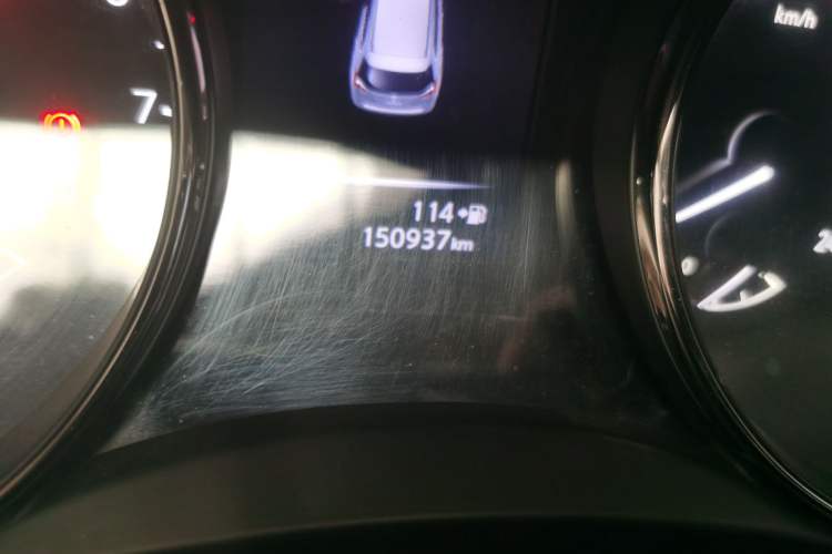 Used Nissan X-Trail 2017 2.0L CVT Comfort Edition 2WD Odometer Close Up