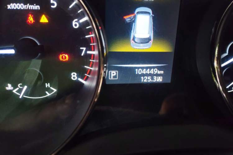 Used Nissan X-Trail 2017 2.0L CVT Comfort Edition 2WD Odometer Close Up