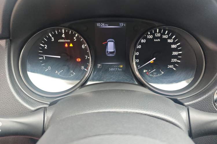 Used Nissan X-Trail 2017 2.0L CVT Comfort Edition 2WD Odometer Close Up