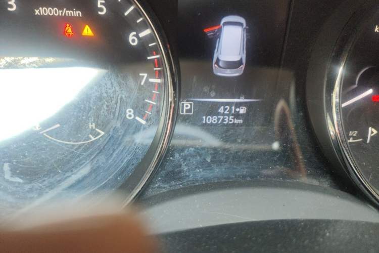 Used Nissan X-Trail 2017 2.5L CVT Luxury Edition 4WD Odometer Close Up