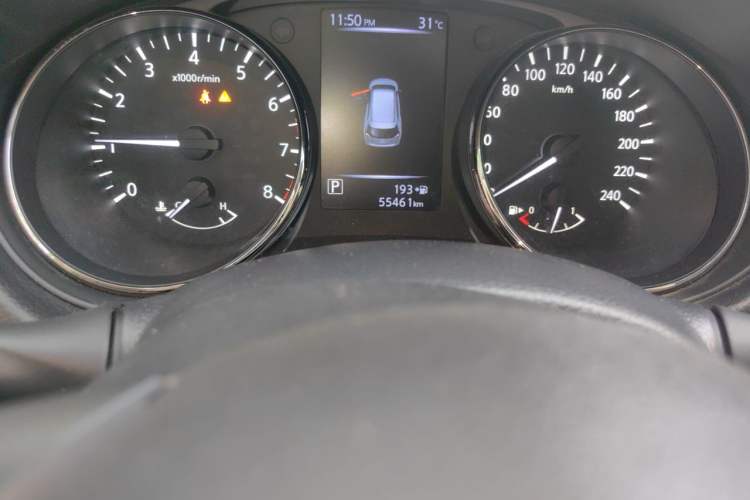 Used Nissan X-Trail 2017 2.0L CVT Comfort Edition 2WD Odometer Close Up