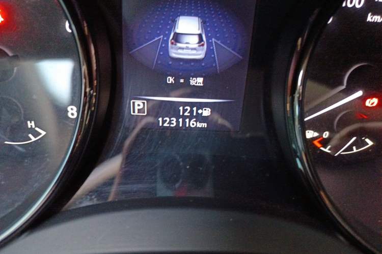 Used Nissan X-Trail 2017 2.5L CVT Luxury Edition 4WD Odometer Close Up