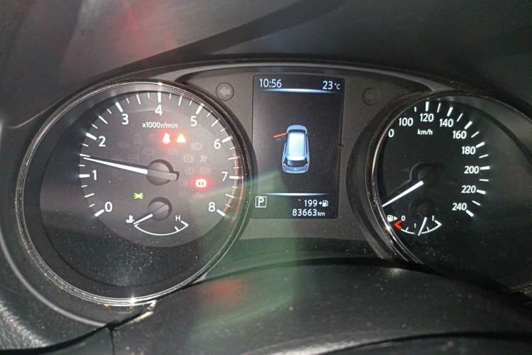 Used Nissan X-Trail 2017 2.0L CVT Comfort Edition 2WD Odometer Close Up