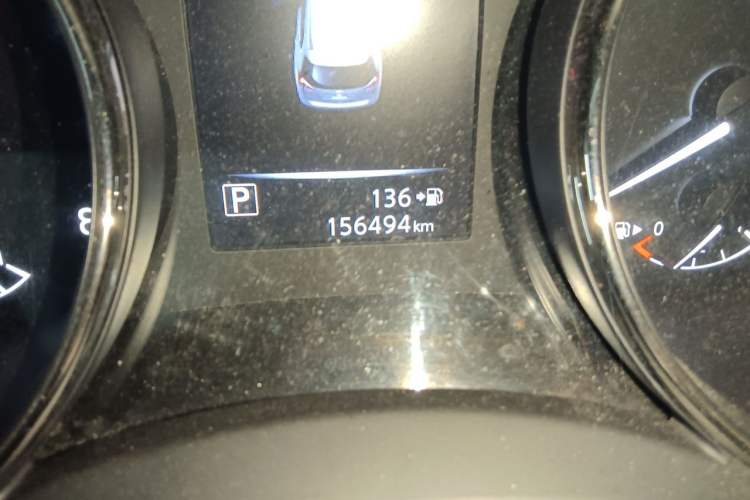 Used Nissan X-Trail 2017 2.0L CVT Comfort Edition 2WD Odometer Close Up