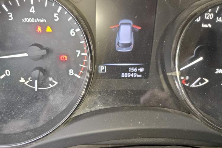 Used Nissan X-Trail 2017 2.0L CVT Comfort Edition 2WD Odometer Close Up