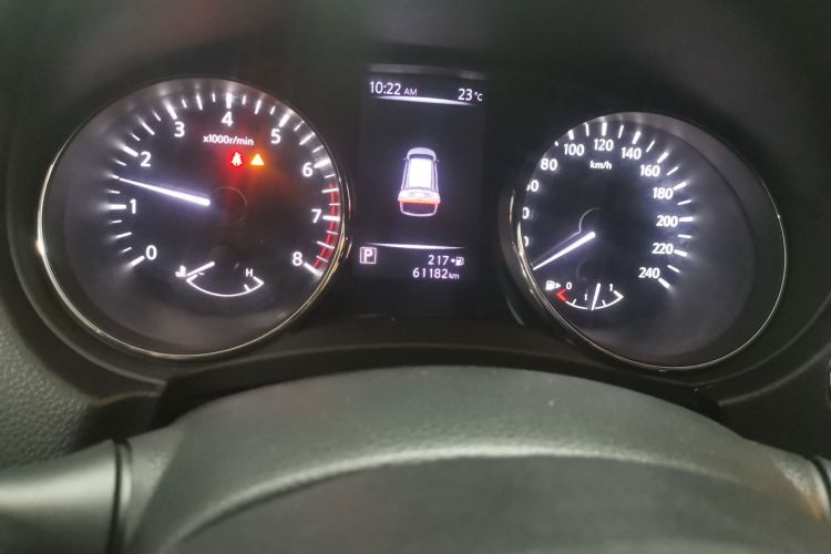 Used Nissan X-Trail 2017 2.0L CVT Comfort Edition 2WD Odometer Close Up