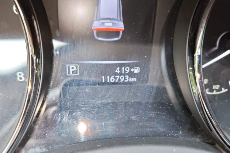 Used Nissan X-Trail 2017 2.0L CVT Comfort Edition 2WD Odometer Close Up