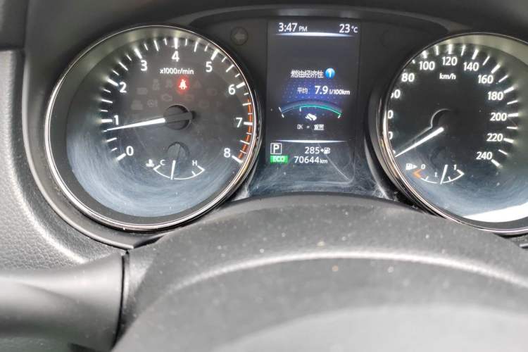 Used Nissan X-Trail 2019 2.0L CVT Comfort Edition 2WD Odometer Close Up