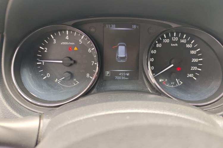 Used Nissan X-Trail 2019 2.0L CVT Comfort Edition 2WD Odometer Close Up
