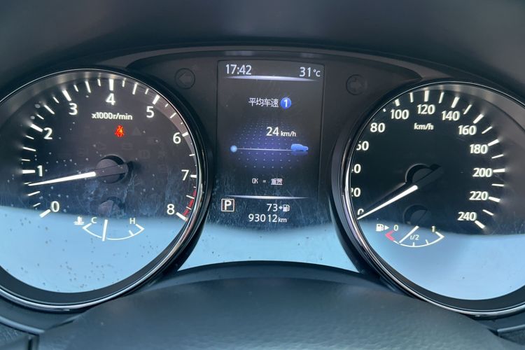 Used Nissan X-Trail 2019 2.5L CVT Smart Connect Luxury Edition 4WD Odometer Close Up