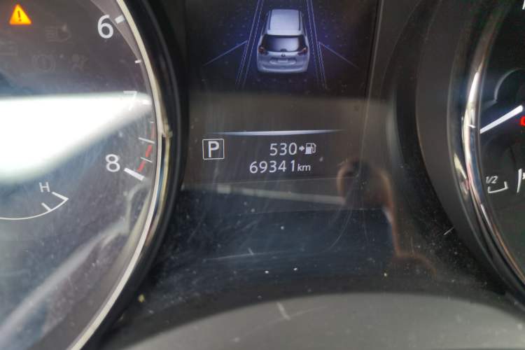 Used Nissan X-Trail 2019 2.0L CVT Comfort Edition 2WD Odometer Close Up