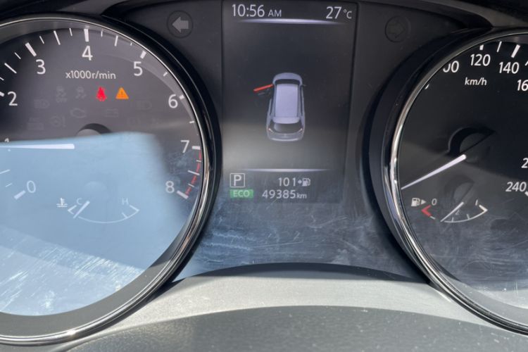 Used Nissan X-Trail 2019 2.0L CVT Comfort Edition 2WD Odometer Close Up