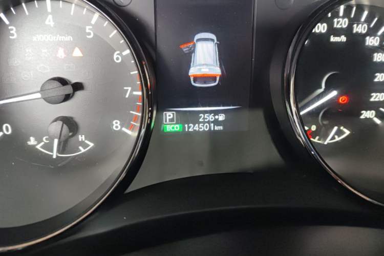 Used Nissan X-Trail 2019 2.0L CVT Smart Connect Comfort Edition 2WD Odometer Close Up