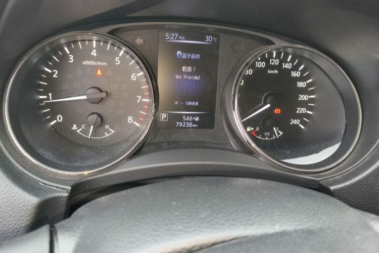 Used Nissan X-Trail 2019 2.0L CVT Comfort Edition 2WD Odometer Close Up