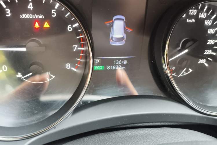 Used Nissan X-Trail 2019 2.0L CVT Smart Connect Comfort Edition 2WD Odometer Close Up