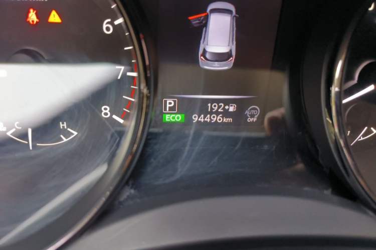 Used Nissan X-Trail 2019 2.5L CVT Smart Connect Luxury Edition 4WD Odometer Close Up