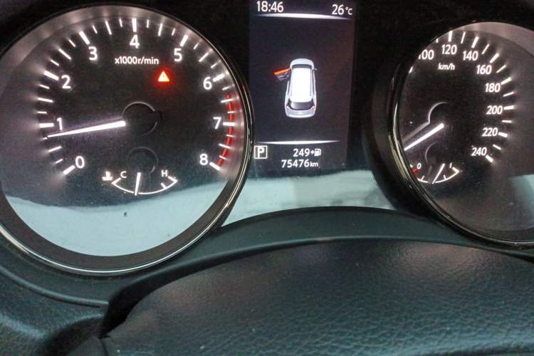 Used Nissan X-Trail 2019 2.0L CVT Smart Connect Comfort Edition 2WD Odometer Close Up