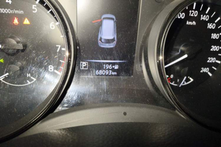 Used Nissan X-Trail 2020 2.5L XL ITS CVT 4WD Deluxe Navigation Edition Odometer Close Up