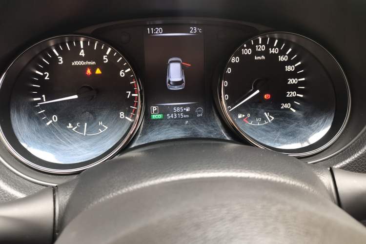 Used Nissan X-Trail 2020 2.0L XL Premium CVT 2WD SmartConnect Luxury Edition Odometer Close Up