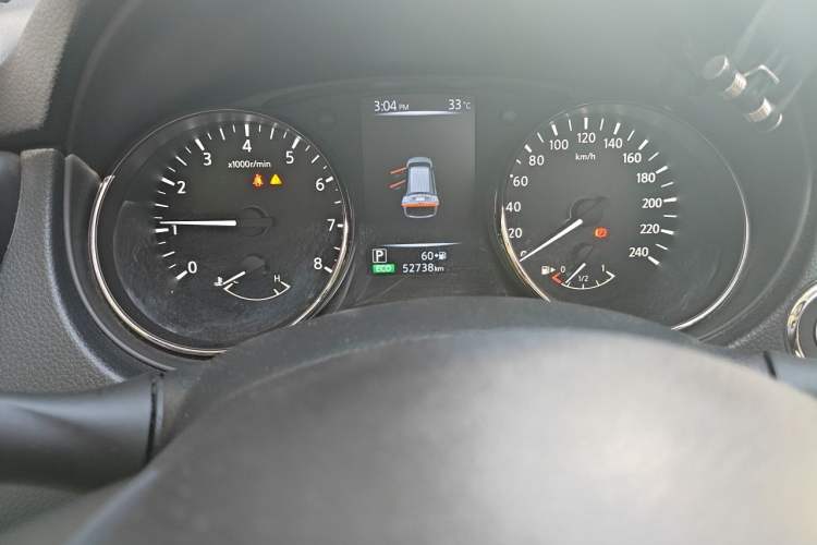 Used Nissan X-Trail 2020 2.0L XL Premium CVT 2WD SmartConnect Luxury Edition Odometer Close Up