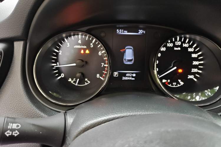 Used Nissan X-Trail 2020 2.0L XL ITS CVT 2WD SmartConnect Comfort Edition Odometer Close Up