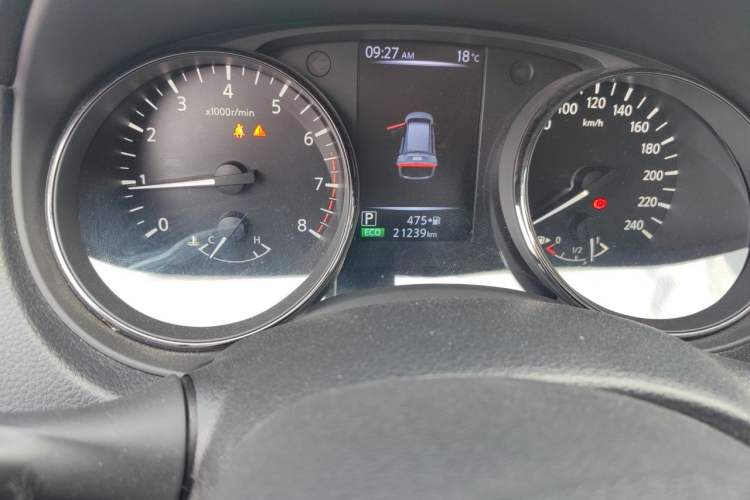 Used Nissan X-Trail 2020 2.0L XL ITS CVT 2WD SmartConnect Comfort Edition Odometer Close Up