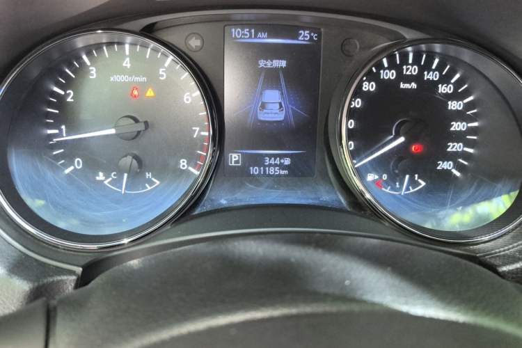Used Nissan X-Trail 2020 2.0L XL ITS CVT 2WD SmartConnect Comfort Edition Odometer Close Up