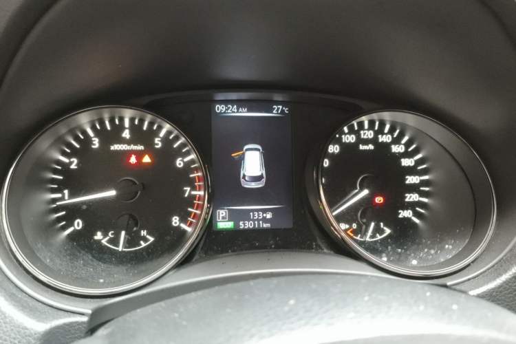 Used Nissan X-Trail 2020 2.5L XL ITS CVT 4WD Deluxe Navigation Edition Odometer Close Up