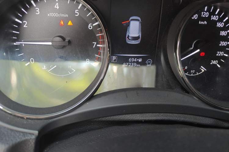 Used Nissan X-Trail 2021 2.0L CVT 2WD XL ITS SmartConnect Comfort Edition Odometer Close Up
