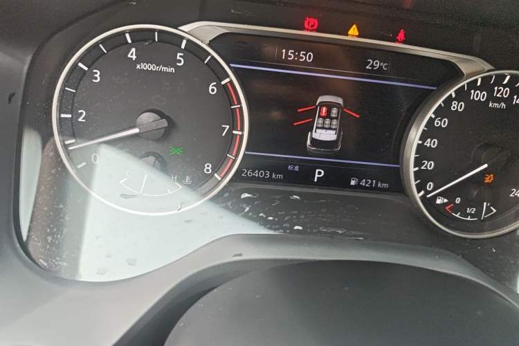 Used Nissan X-Trail 2021 VC-Turbo 300 CVT 2WD Luxury Edition Odometer Close Up