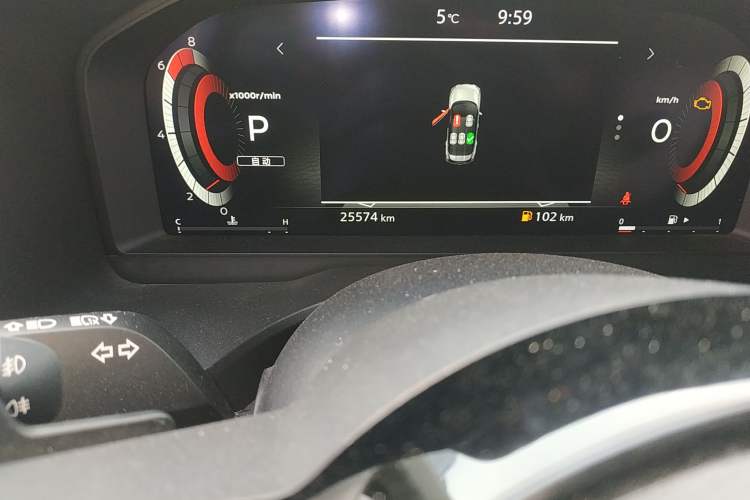 Used Nissan X-Trail 2021 VC-Turbo 300 CVT 4WD Ultimate Edition Odometer Close Up