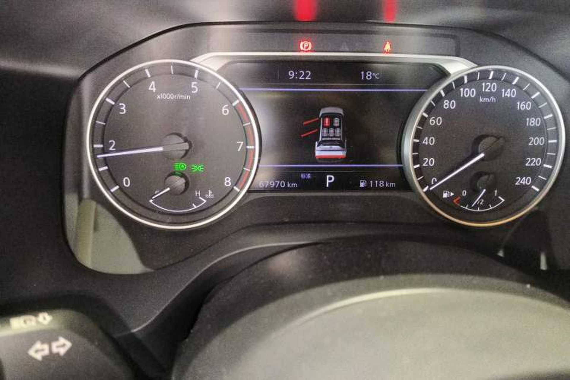 Used Nissan X-Trail 2021 VC-Turbo 300 CVT 2WD Luxury Edition Odometer Close Up