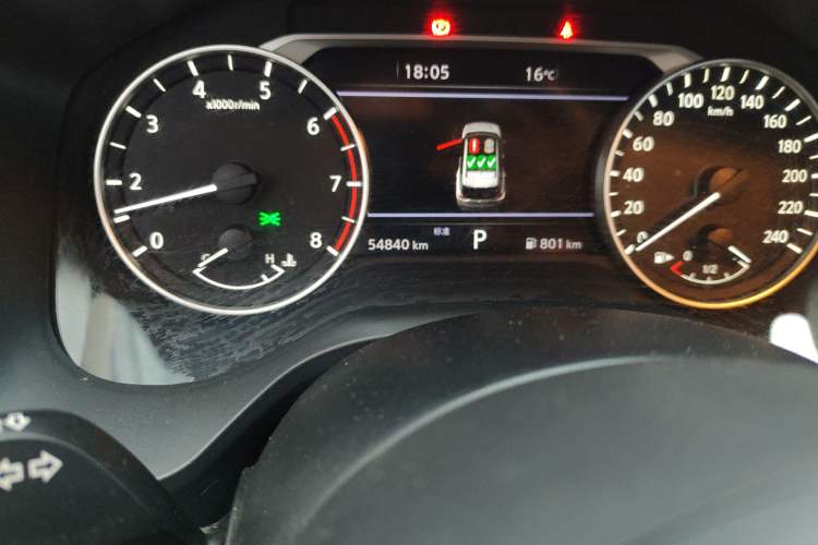 Used Nissan X-Trail 2021 VC-Turbo 300 CVT 2WD Luxury Edition Odometer Close Up
