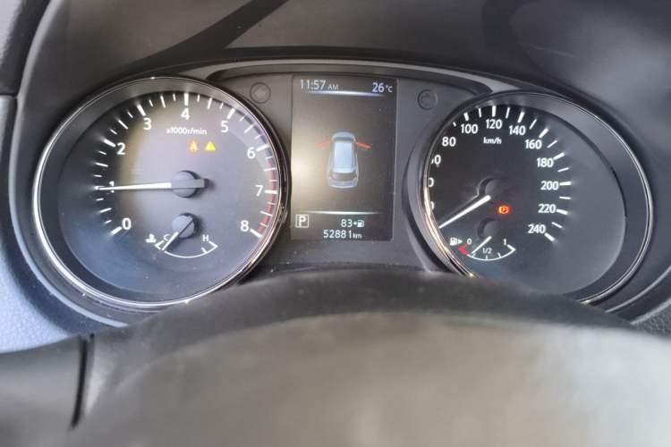 Used Nissan X-Trail 2021 2.0L CVT 2WD XL ITS SmartConnect Comfort Edition Odometer Close Up